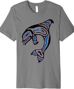 Killer Whale Orca Pacific NW Native American Indian Premium T-Shirt
